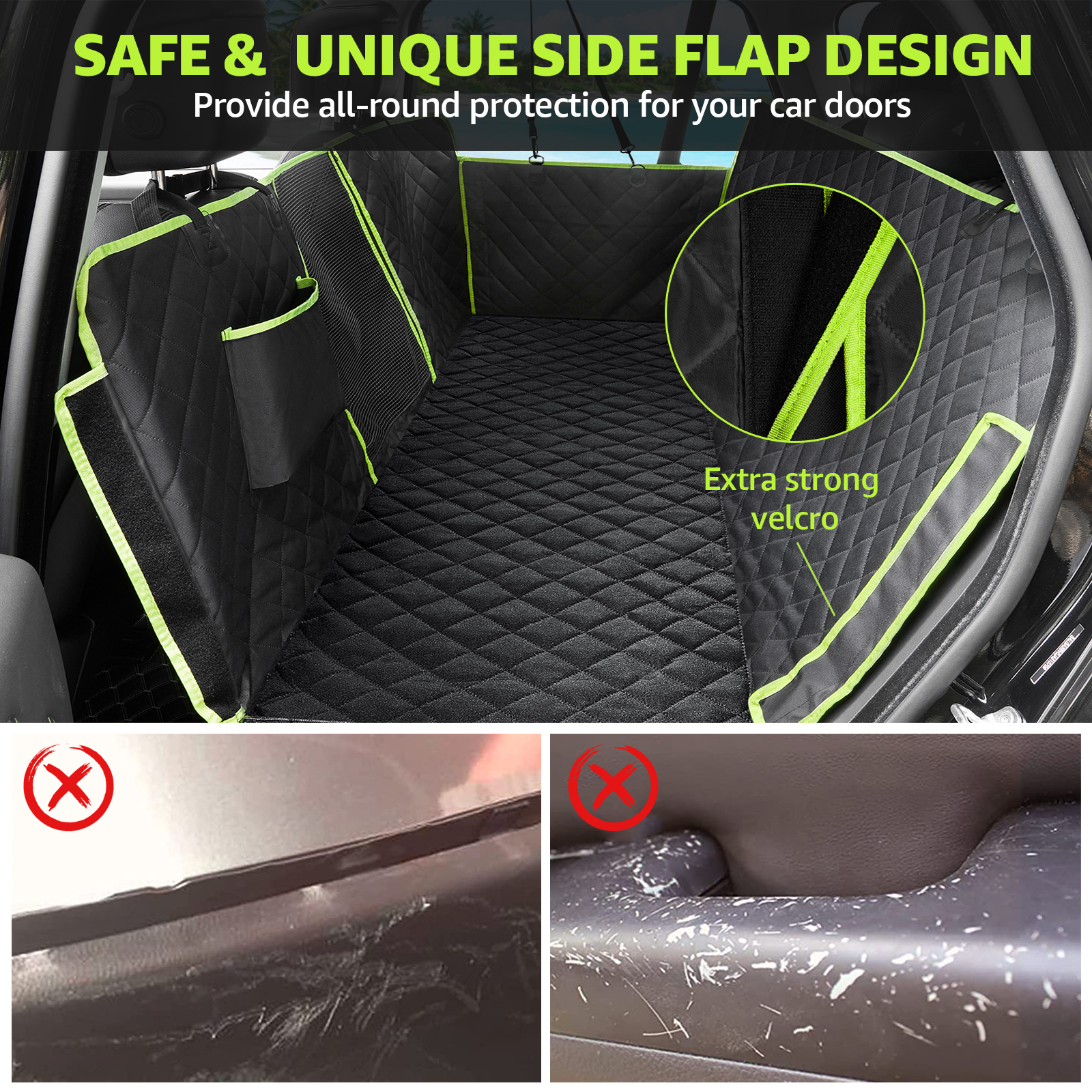 Nzonpet Dog Car Seat Covers for Back Seat 100 Waterproof with Big Mesh Window Nonslip Scratchproof Dog Car Hammock Heavy Duty Seat Covers for Trucks SUV X Large Nzonpet customer service