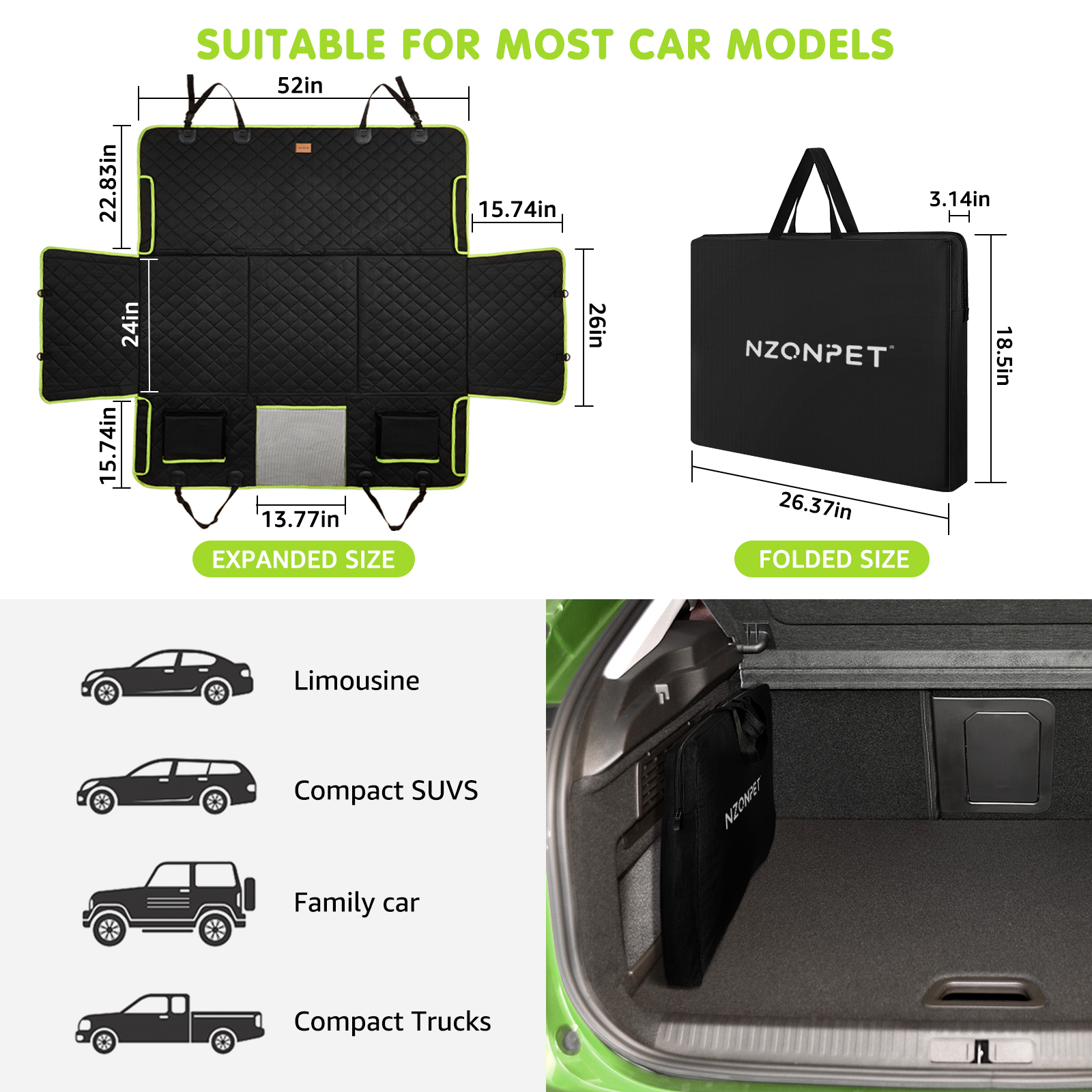 Solid-Foam Backseat Extender